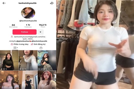 Phim sex em tiktok Lanhxinhyeu vú bự - VLXX.AS